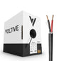 Voltive 12/2 Speaker Wire, in-Wall CL3 & Direct Burial, 500ft by Voltive