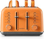 BUYDEEM DT640 4-Slice Toaster, Extra Wide Slots, Retro Stainless Steel by BUYDEEM