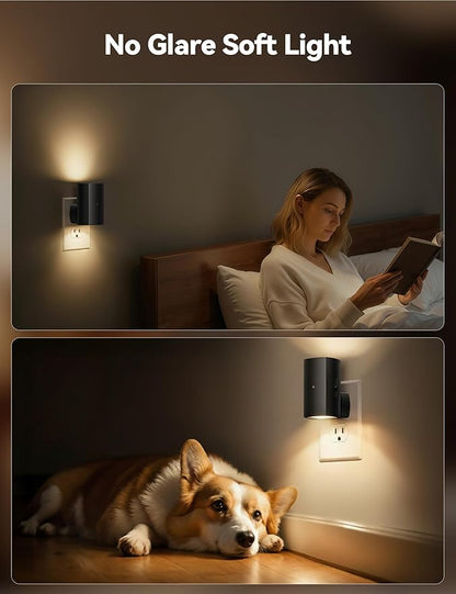 Brightown 2 Pack Night Lights Plug Into Wall, Modern Night Light - Image 5