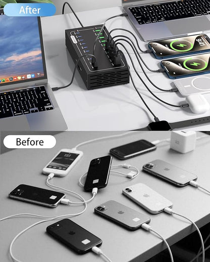 690W USB Charging Station, 20 Port Fast Charging Station - Image 5