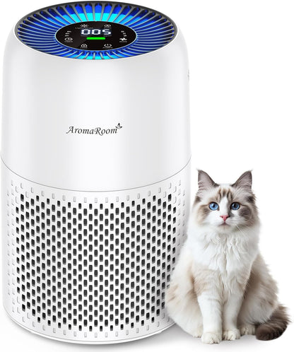 aromaroom pet air purifier with true hepa, for, main product view