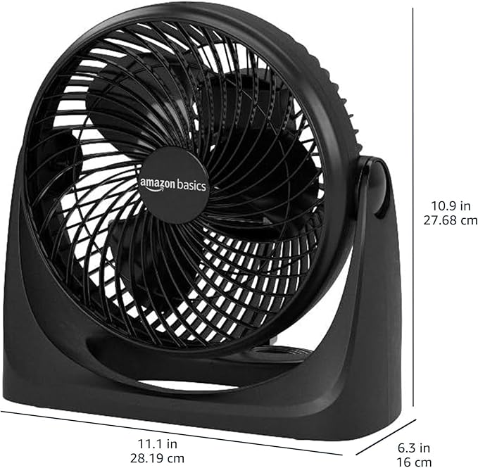 Amazon Basics Air Circulator Fan, Desk Fan - Image 3