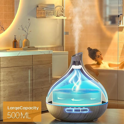 500ML Essential Oil Diffuser: Aroma Diffuser - Image 2
