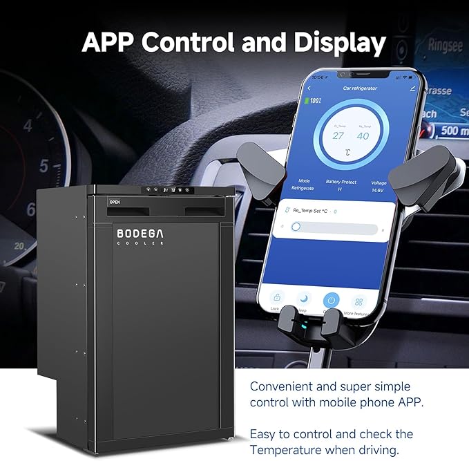 BODEGACOOLER 12 Volt Refrigerator, 83L RV Refrigerator APP Control, RV Fridge - Image 2