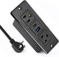 Havorbit 20W Recessed Power Strip USB, 2 AC Outlets + 1 USB-C + 1 USB-A Ports by Havorbit