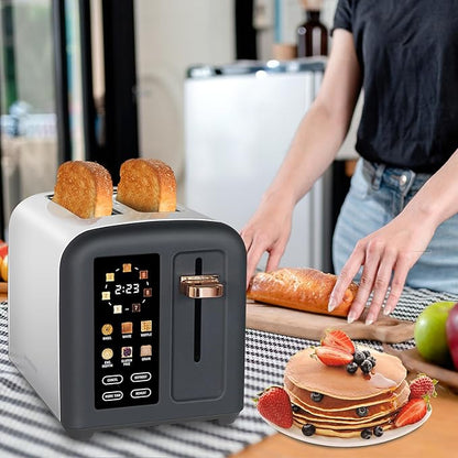 SEEDEEM Toaster 2 Slice, Full Touch Control Stainless Toaster, LCD Display - Image 7