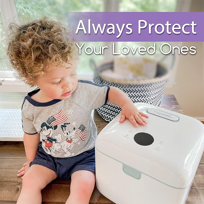Papablic 4-in-1 UV Light Sanitizer and Dryer, Large Capacity UV-C Cleaner - Image 7