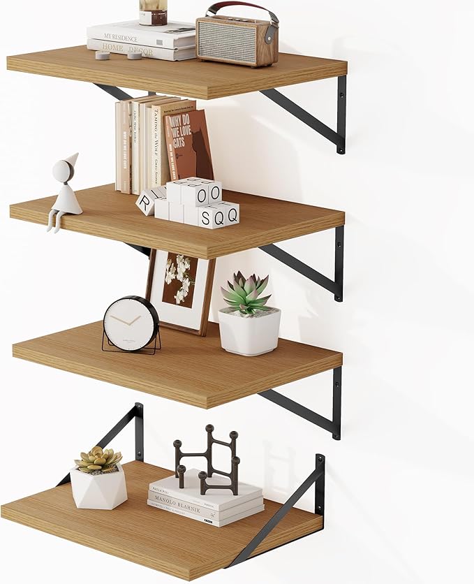 Heimlove 12 Inch Deep Floating Shelves by Heimlove
