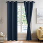 JIUZHEN Navy Blackout Curtains by JIUZHEN