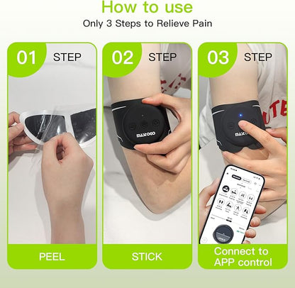 Wireless TENS Unit, Dual Host Muscle Stimulator - Image 6