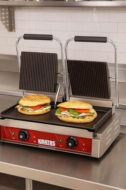 Kratos Commercial Electric Panini Sandwich Grill - Image 3