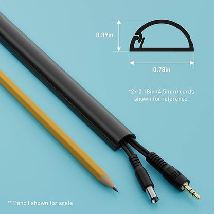 D-Line 13.12ft Cord Hider Kit, Patented Cable Cover, Hide Wires on Wall - Image 4