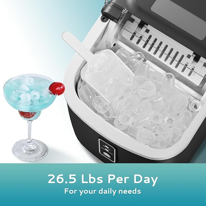 EUHOMY Countertop Ice Maker Machine - Image 2