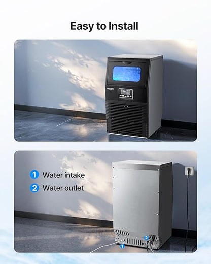 VEVOR Commercial Ice Maker Machine, 80 lbs/24h - Image 6