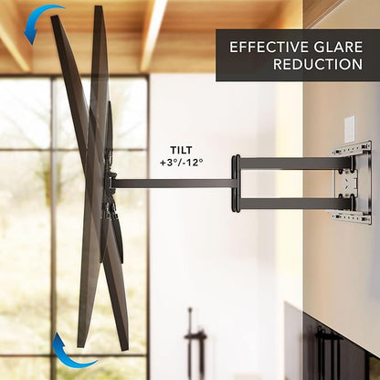 Mount-It! Long Arm Full Motion TV Wall Mount, Extra Long 42.5-Inch Extension - Image 7