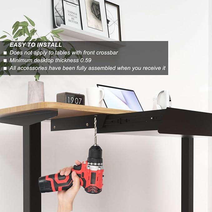 Large Under Desk Mounted Sliding Drawer - Image 7