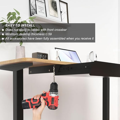 Large Under Desk Mounted Sliding Drawer - Image 7