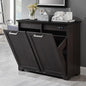OLD CAPTAIN Double Tilt Out Trash Cabinet, Wooden Kitchen Garbage Can Free by OldCaptainFurnitureLighting