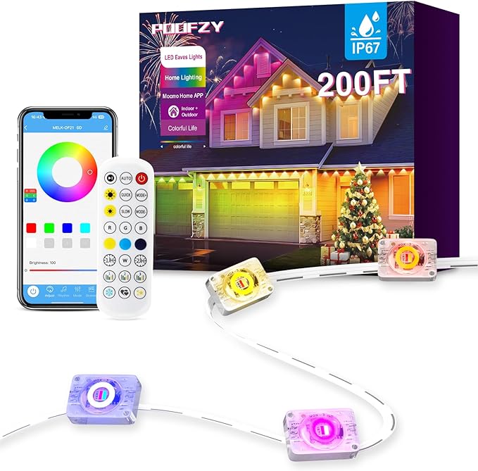 POOFZY Permanent Outdoor Lights by POOFZY