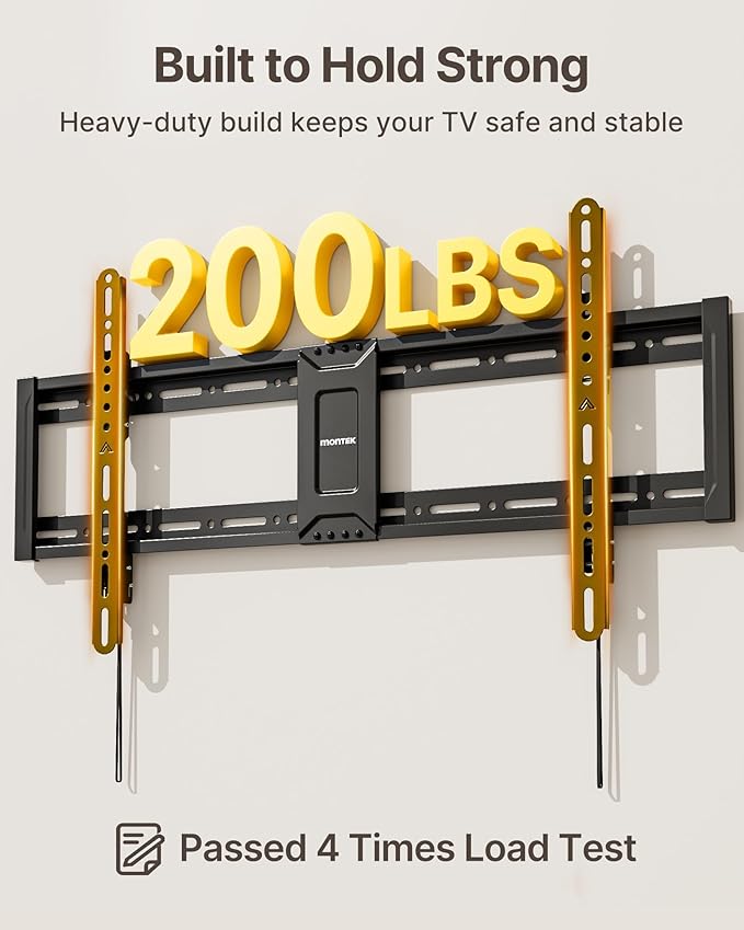 monTEK Heavy Duty Tilting TV Wall Mount - Image 3