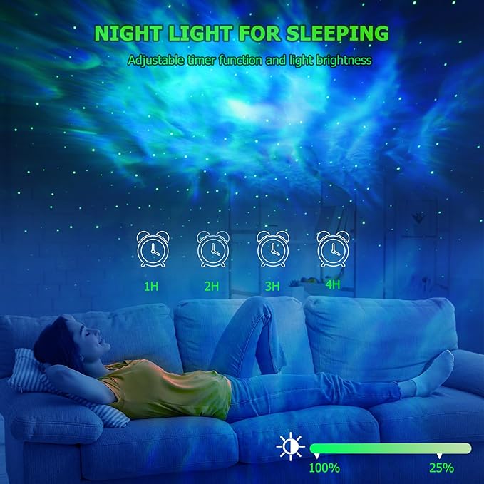 HERHOTER Galaxy Projector, Star Projector - Image 2