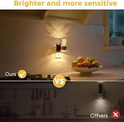 L LOHAS LED Night Light, Modern Night Lights Plug into Wall, 3000K Soft Warm - Image 5