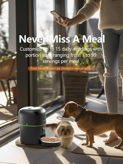 Automatic Cat Feeder with Camera - 5G WiFi Auto Cat Food Dispenser - Image 2