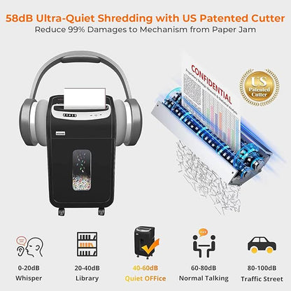 Paper Shredder for Home Office Heavy Duty - Image 4