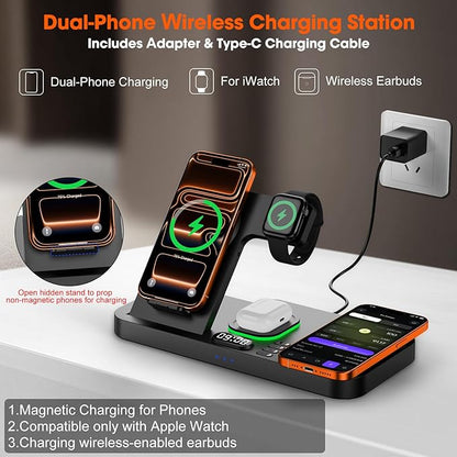 Dual Phone Magnetic Wireless Charging Station - Image 2