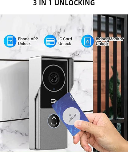 ANJIELO SMART Wired Video Intercom System, Video Doorbell Door Phone System - Image 2