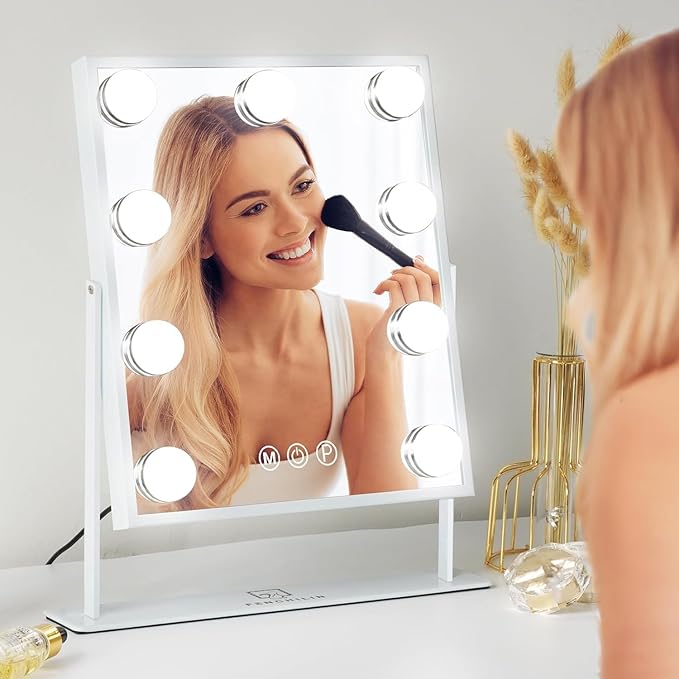 FENCHILIN Vanity Mirror with Light Lighted Makeup Mirror Vanity Makeup Mirror - Image 7