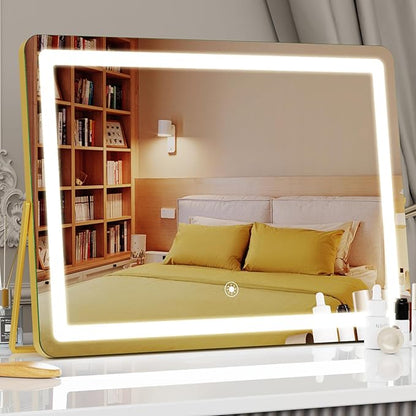 Ligheted Vanity Mirror with Lights, Hollywood Mirror, 3 Modes Light, Smart by Gvnkvnlightupyourhome