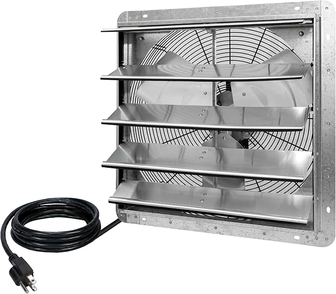 iLiving New Upgraded 20" Wall Mounted Exhaust Fan by iLiving