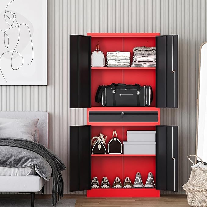 Letaya Metal Garage Storage Cabinet - Image 7