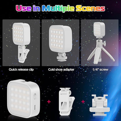 ULANZI U60 RGB Video Lights White LED Camera Light 360° Full Color Portable - Image 5