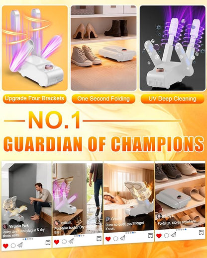 5.0 Upgraded Boot Shoe Dryer【500W German Super Motor】【Dual-Tech 118°F Constant - Image 4