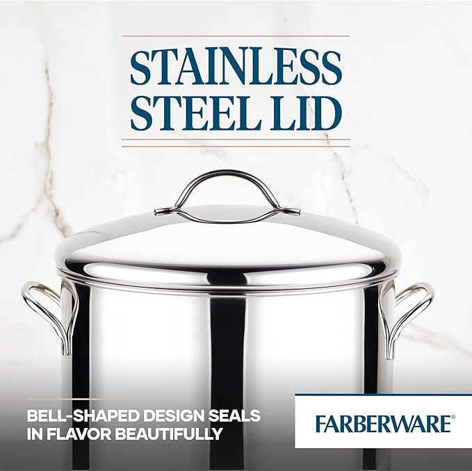 Farberware Classic Stainless Steel Stock Pot/Stockpot - Image 3