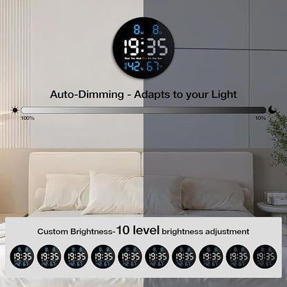 Brauthon Large Digital Clock for Classroom, Digital Classroom Clocks for - Image 5