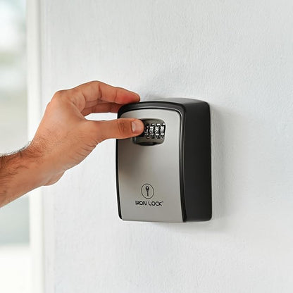 Iron Lock® Key Lock Box XXL Wall Mount – Waterproof Outdoor Key Safe - Image 8