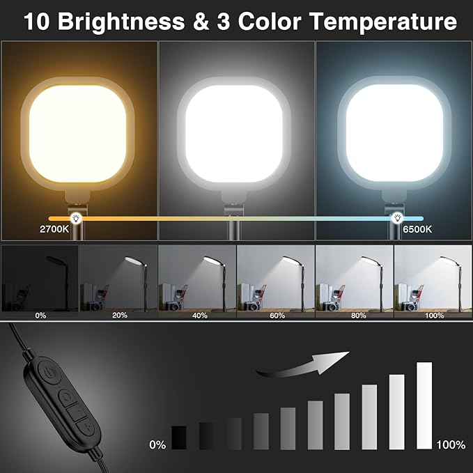 2 Packs Video Conference Lights - Image 8