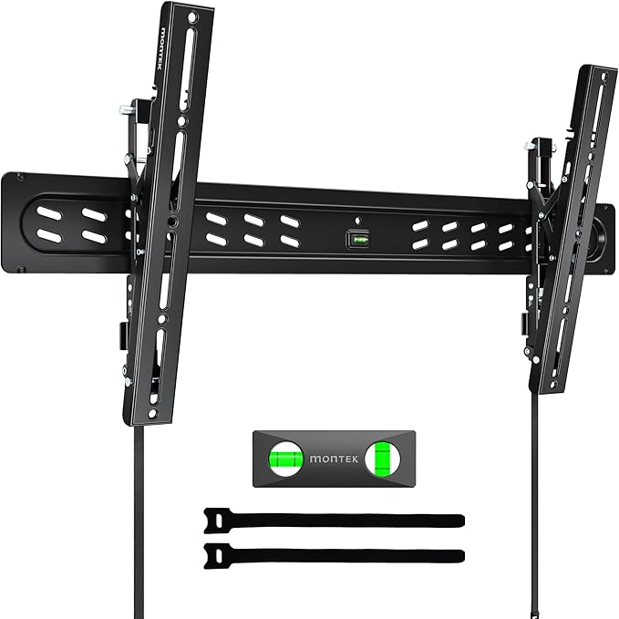 monTEK Ultra Slim Tilting TV Wall Mount Bracket by monTEK