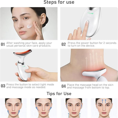 Cocobeen Face Neck Tool for Skin Care, Electric Neck Face Lifting Device for - Image 5