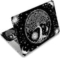 Laptop Skin Sticker Decal, Waterproof Removable, Moon & Sun & Stars by ToLuLu