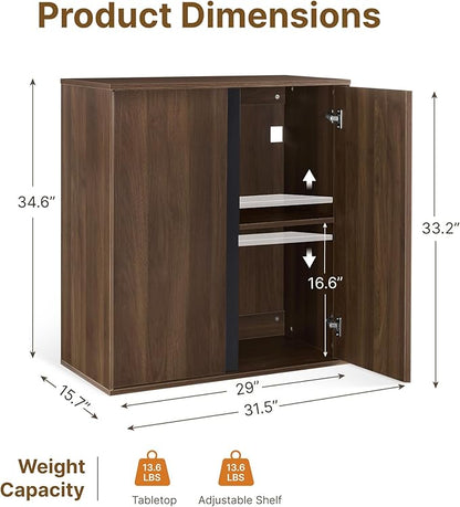 31.5" Sideboard Buffet Cabinet - Image 2