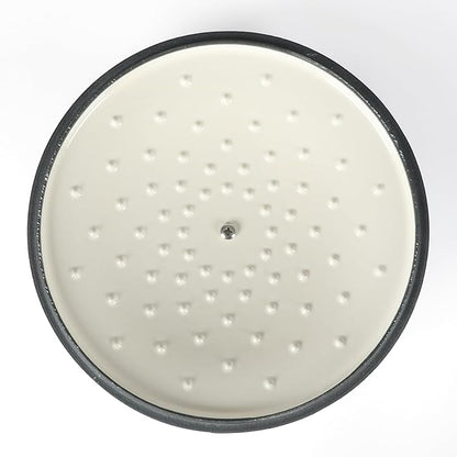 Martha Stewart Gatwick 7 QT Enamel Cast Iron Dutch Oven – Gray, Durable - Image 5
