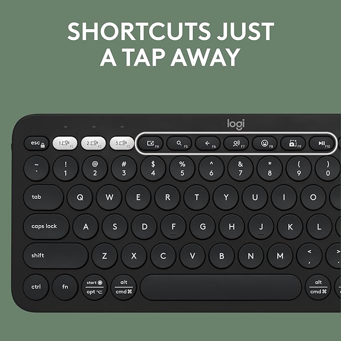 Logitech Pebble 2 Combo, Wireless Keyboard and Mouse, Quiet and Portable - Image 5