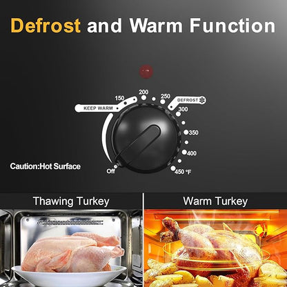Sunvivi 22lb 18-Quart Roaster Oven, Electric Roaster Oven - Image 3