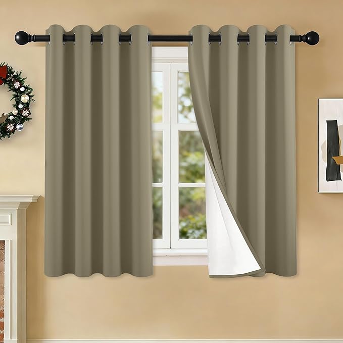 100% Blackout Curtains 54 Inch Length by Unknown