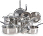 T-fal Stainless Steel Cookware Set, 11 Piece, Induction Cookware, Oven Safe to by T-falbrand