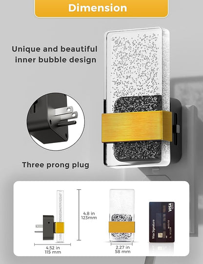 L LOHAS LED Night Light, Amber Night Lights Plug Into Wall, Dusk to Dawn Sensor - Image 6